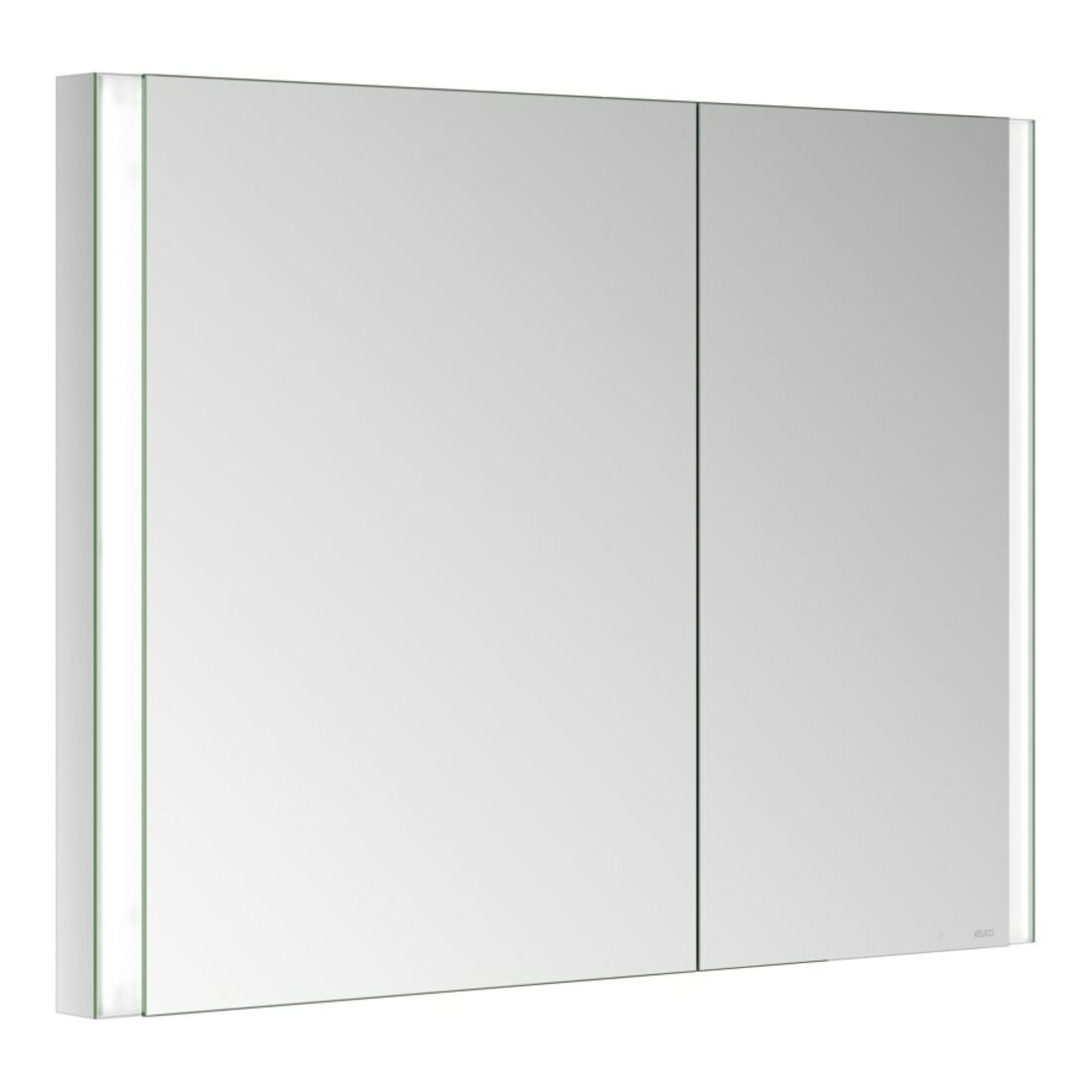 Keuco Spiegelschrank 2-türig Somaris 100x71x11,5cm, versp, WE, asymmetrisch