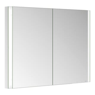 Keuco Spiegelschrank 2-türig Somaris 100x71x11,5cm, versp, WE, Spiegelheizung