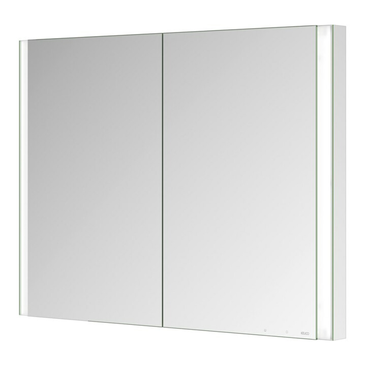 Keuco Spiegelschrank 2-türig Somaris 100x71x11,5cm, versp, WE, Spiegelheizung
