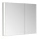 Keuco Spiegelschrank 2-türig Somaris 100x71x11,5cm, vsp, WE, asy, Spiegel-Hz.-4