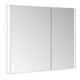 Keuco Spiegelschrank 2-türig Somaris 100x71x11,5cm, w m, WE, asy, Spiegel-Hz.-1
