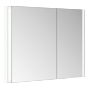 Keuco Spiegelschrank 2-türig Somaris 100x71x11,5cm, we. ma, WE, asymmetrisch-4