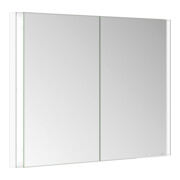 Keuco Spiegelschrank 2-türig Somaris 100x71x11,5cm, we. ma, WE, Spiegel-Hz.
