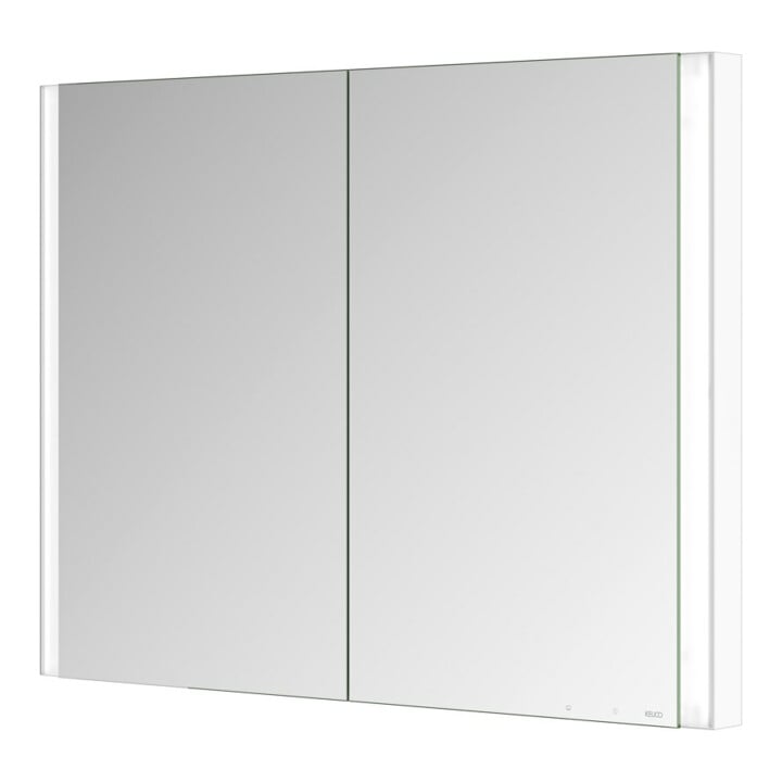 Keuco Spiegelschrank 2-türig Somaris 100x71x11,5cm, we. ma, WE, Spiegel-Hz.