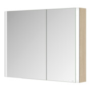 Keuco Spiegelschrank 2-türig Somaris 100x71x12,7cm, E h D, WV, Hz, asym.