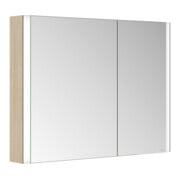 Keuco Spiegelschrank 2-türig Somaris 100x71x12,7cm, E h D, WV, Hz, asym.-2