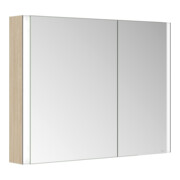 Keuco Spiegelschrank 2-türig Somaris 100x71x12,7cm, E h D, WV, Hz, asym.-5