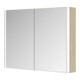 Keuco Spiegelschrank 2-türig Somaris 100x71x12,7cm, E h D, WV, Spiegel-Hz.-4