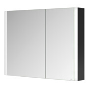 Keuco Spiegelschrank 2-türig Somaris 100x71x12,7cm, s m, WV, Hz, asym.-2