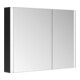 Keuco Spiegelschrank 2-türig Somaris 100x71x12,7cm, s m, WV, Hz, asym.-4