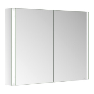Keuco Spiegelschrank 2-türig Somaris 100x71x12,7cm, vsp, Vorbau, Spiegel-Hz.