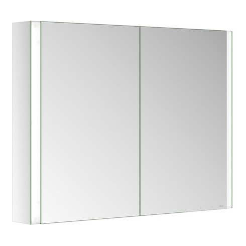 Keuco Spiegelschrank 2-türig Somaris 100x71x12,7cm, vsp, Vorbau, Spiegel-Hz.