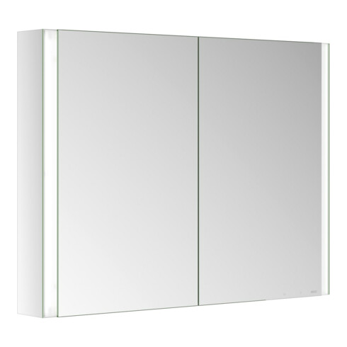 Keuco Spiegelschrank 2-türig Somaris 100x71x12,7cm, vsp, Vorbau, Spiegel-Hz.