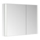 Keuco Spiegelschrank 2-türig Somaris 100x71x12,7cm, vsp, WV, Hz, asym.-1