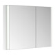 Keuco Spiegelschrank 2-türig Somaris 100x71x12,7cm, vsp, WV, Hz, asym.-2