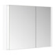 Keuco Spiegelschrank 2-türig Somaris 100x71x12,7cm, w m, WV, Hz, asym.-2