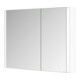 Keuco Spiegelschrank 2-türig Somaris 100x71x12,7cm, w m, WV, Hz, asym.-2