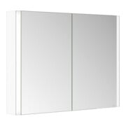 Keuco Spiegelschrank 2-türig Somaris 100x71x12,7cm, weiß matt, Wandvorbau-5