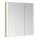 Keuco Spiegelschrank 2-türig Somaris 80x71x11,5cm, E h D, WE, asy, Hz-4
