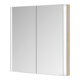 Keuco Spiegelschrank 2-türig Somaris 80x71x11,5cm, E he Dek., WE, Spiegel-Hz.-1