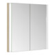 Keuco Spiegelschrank 2-türig Somaris 80x71x11,5cm, E he Dek., WE, Spiegel-Hz.-2