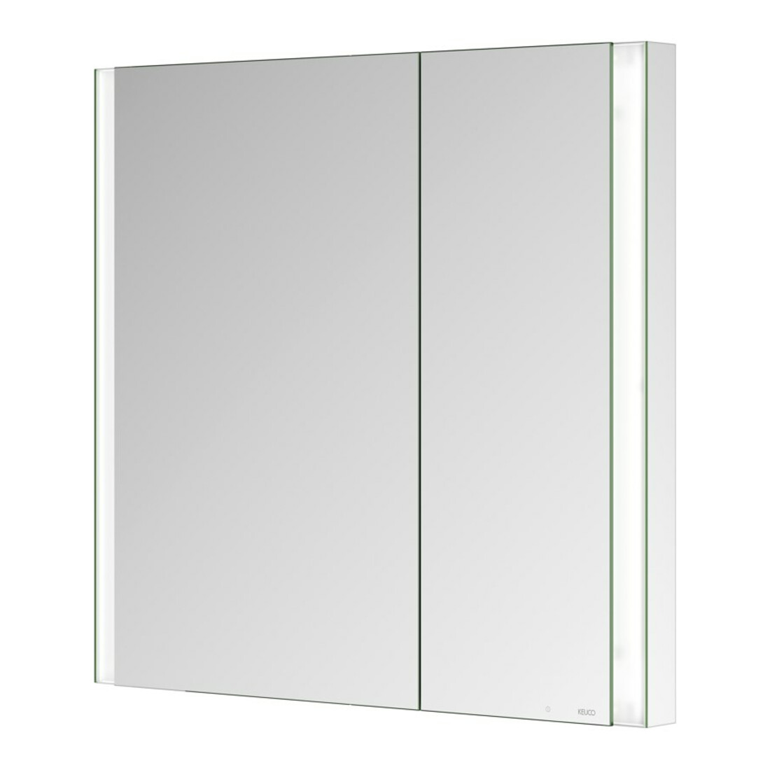 Keuco Spiegelschrank 2-türig Somaris 80x71x11,5cm, versp, WE, asymmetrisch
