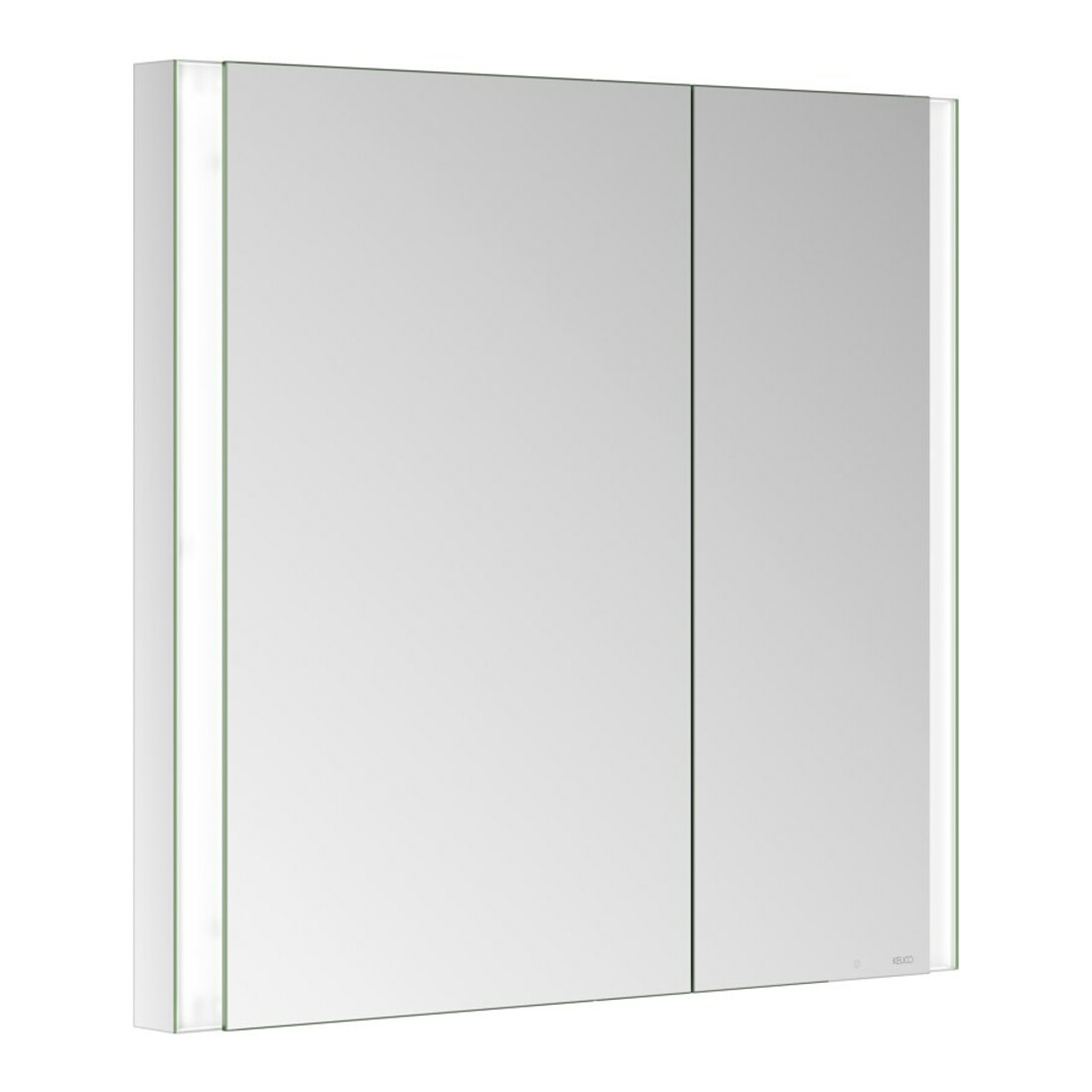 Keuco Spiegelschrank 2-türig Somaris 80x71x11,5cm, versp, WE, asymmetrisch