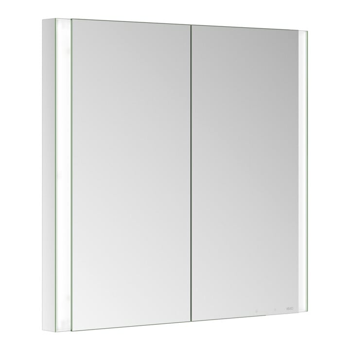 Keuco Spiegelschrank 2-türig Somaris 80x71x11,5cm, versp, WE, Spiegelheizung