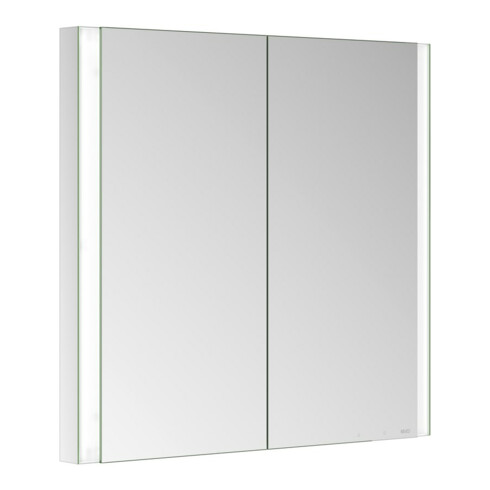 Keuco Spiegelschrank 2-türig Somaris 80x71x11,5cm, versp, WE, Spiegelheizung