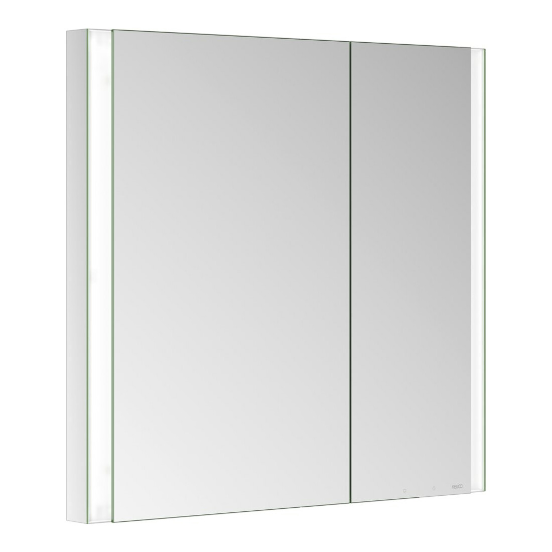 Keuco Spiegelschrank 2-türig Somaris 80x71x11,5cm, vsp, WE, asy, Spiegel-Hz.