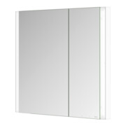 Keuco Spiegelschrank 2-türig Somaris 80x71x11,5cm, w m, WE, asy, Spiegel-Hz.-4