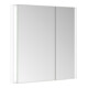 Keuco Spiegelschrank 2-türig Somaris 80x71x11,5cm, we. ma, WE, asymmetrisch-1