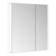 Keuco Spiegelschrank 2-türig Somaris 80x71x11,5cm, we. ma, WE, asymmetrisch-2