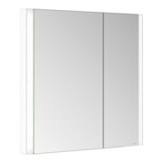 Keuco Spiegelschrank 2-türig Somaris 80x71x11,5cm, we. ma, WE, asymmetrisch-2
