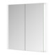 Keuco Spiegelschrank 2-türig Somaris 80x71x11,5cm, we. ma, WE, Spiegelheizung-2