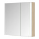 Keuco Spiegelschrank 2-türig Somaris 80x71x12,7cm, E h D, WV, Hz, asym.-2