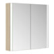 Keuco Spiegelschrank 2-türig Somaris 80x71x12,7cm, Ei hell Dekor, Wandvorbau-1