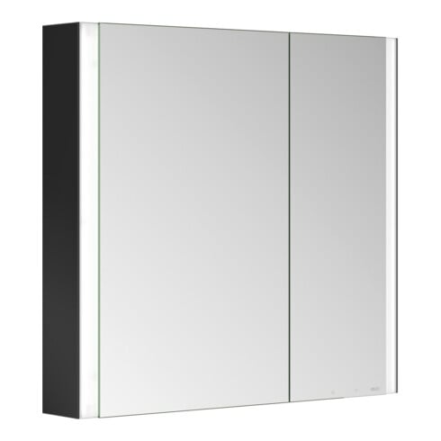 Keuco Spiegelschrank 2-türig Somaris 80x71x12,7cm, s m, WV, Hz, asym.
