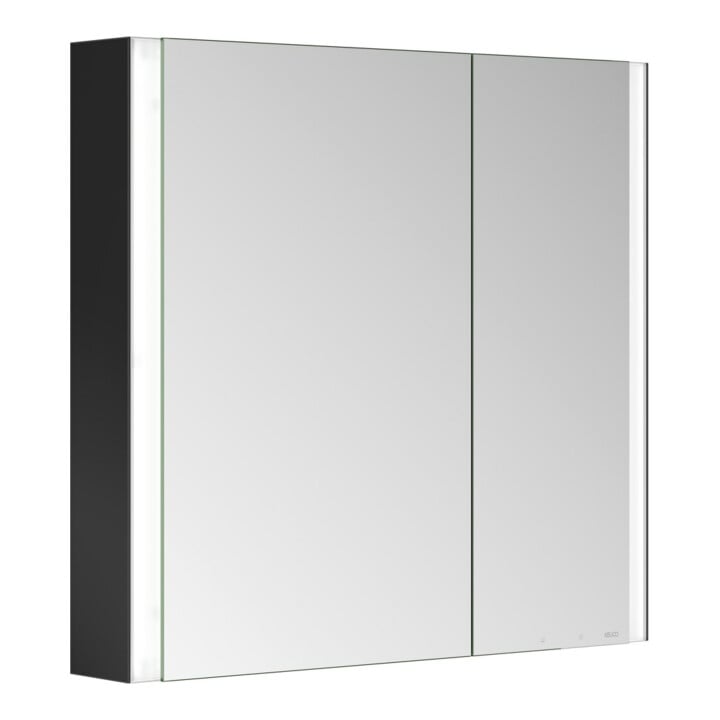 Keuco Spiegelschrank 2-türig Somaris 80x71x12,7cm, s m, WV, Hz, asym.