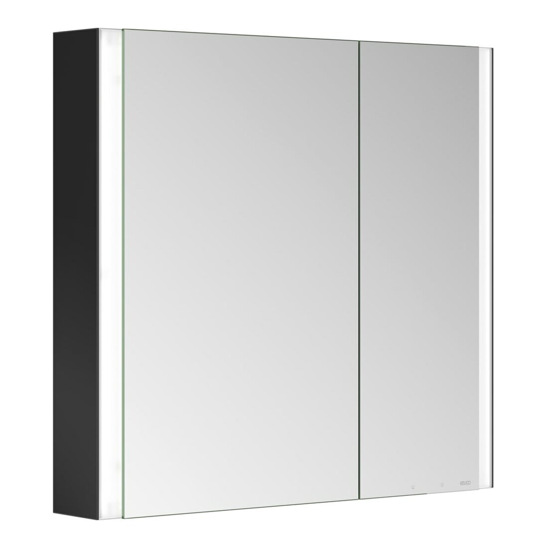 Keuco Spiegelschrank 2-türig Somaris 80x71x12,7cm, s m, WV, Hz, asym.