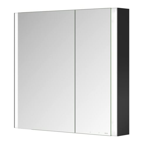 Keuco Spiegelschrank 2-türig Somaris 80x71x12,7cm, s m, WV, Hz, asym.