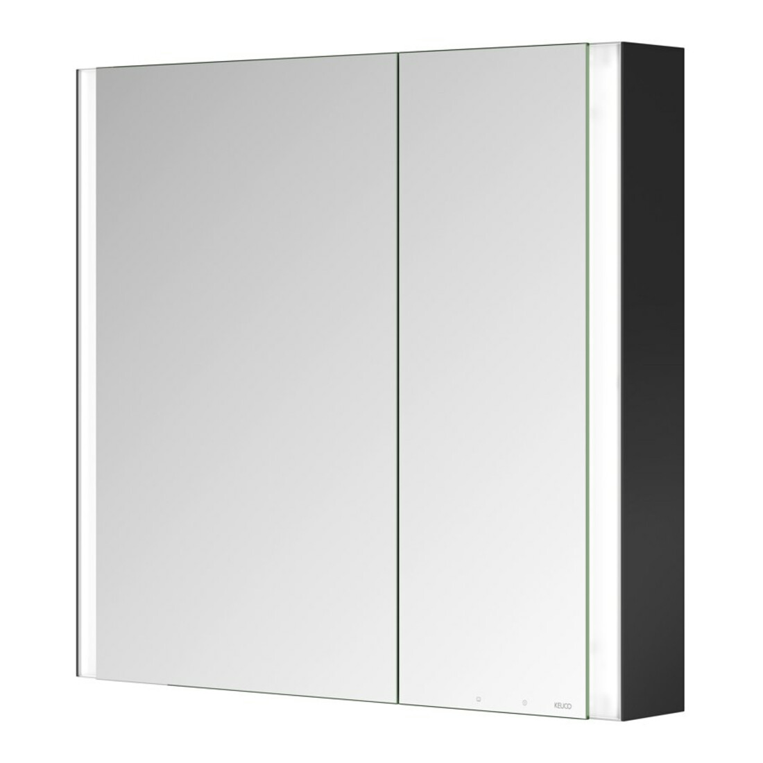 Keuco Spiegelschrank 2-türig Somaris 80x71x12,7cm, s m, WV, Hz, asym.