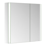 Keuco Spiegelschrank 2-türig Somaris 80x71x12,7cm, versp, Vorbau, asym.-4