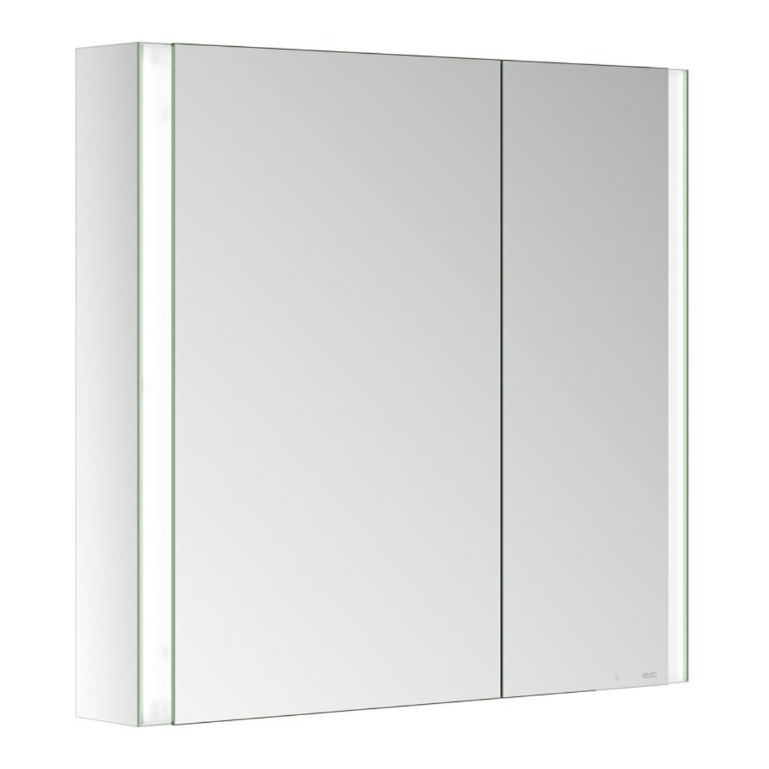 Keuco Spiegelschrank 2-türig Somaris 80x71x12,7cm, versp, Vorbau, asym.