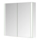 Keuco Spiegelschrank 2-türig Somaris 80x71x12,7cm, versp, Vorbau, Spiegel-Hz.-1
