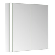 Keuco Spiegelschrank 2-türig Somaris 80x71x12,7cm, versp, Vorbau, Spiegel-Hz.-2