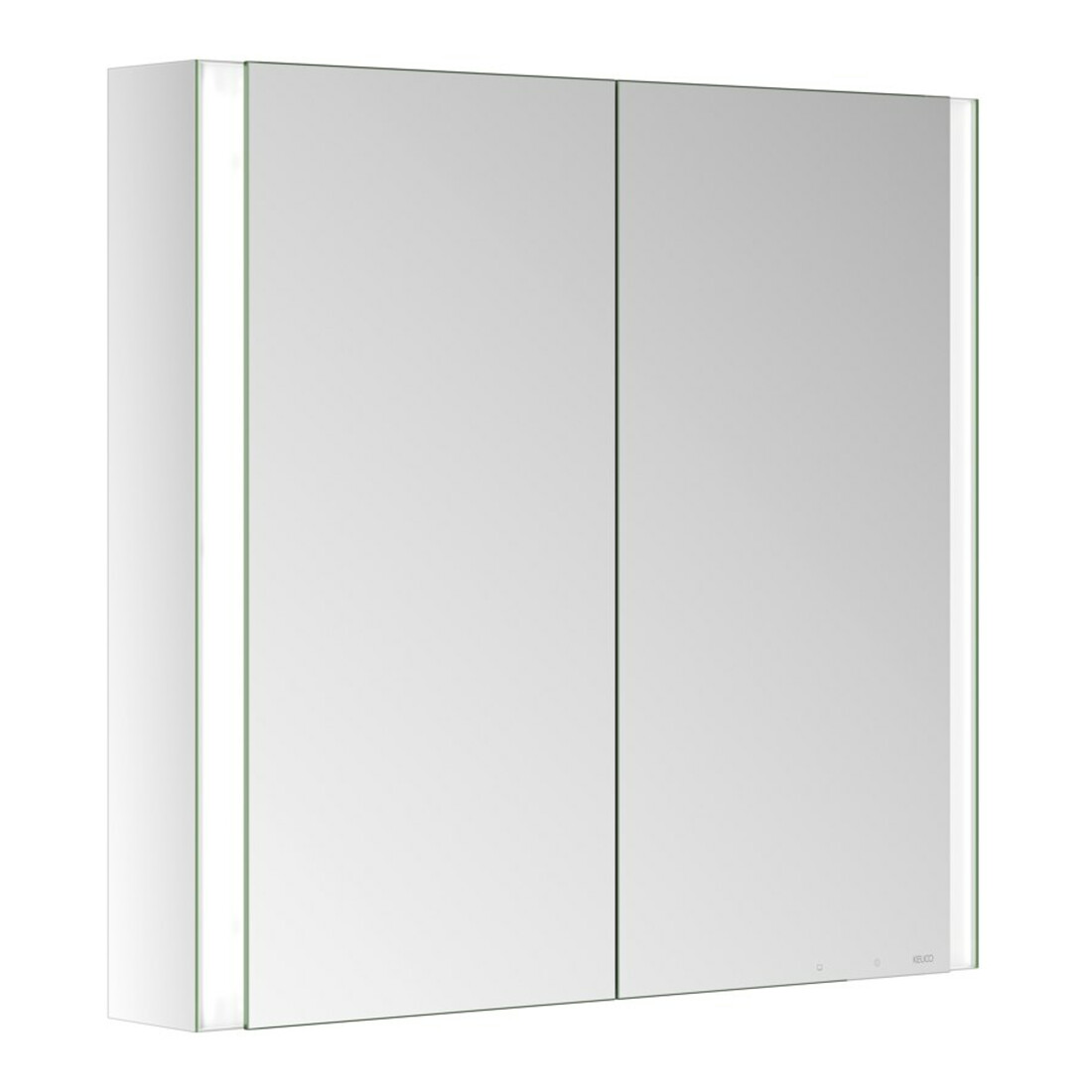 Keuco Spiegelschrank 2-türig Somaris 80x71x12,7cm, versp, Vorbau, Spiegel-Hz.