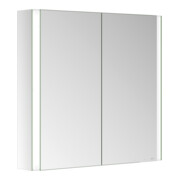 Keuco Spiegelschrank 2-türig Somaris 80x71x12,7cm, versp, Vorbau, Spiegel-Hz.-4