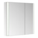 Keuco Spiegelschrank 2-türig Somaris 80x71x12,7cm, vsp, WV, Hz, asym.-2