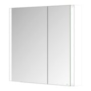Keuco Spiegelschrank 2-türig Somaris 80x71x12,7cm, w m, WV, Hz, asym.-2